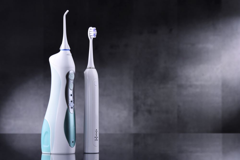 Electric toothbrush and water flosser